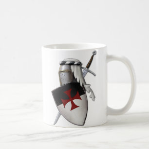 Ritter Templar Schild Kaffeetasse