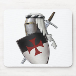 Ritter Templar Schild Mousepad
