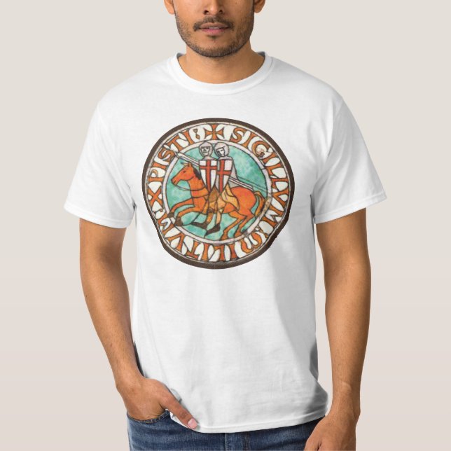 Ritter Templar Siegel T-Shirt (Vorderseite)