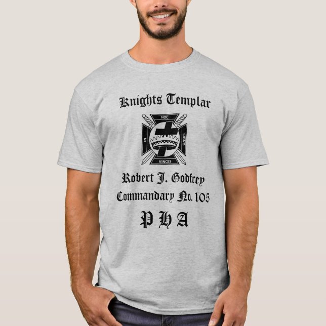 Ritter Templar T-Shirt (Vorderseite)