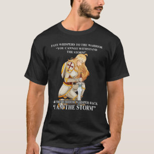Ritter Templer Christliche Frau Ich Bin Der Sturm  T-Shirt