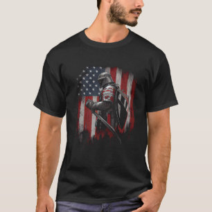 Ritter Templer Christlicher Krieger Gottes Kreuzri T-Shirt