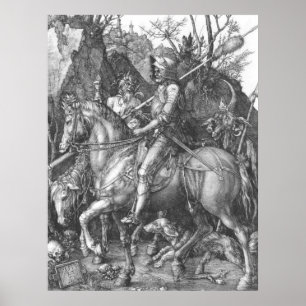 Ritter-Tod Albrecht Durer und der Teufel Poster