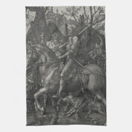 Ritter-Tod und der Teufel Albrecht Durer Geschirrtuch