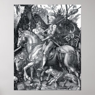 Ritter, Tod und der Teufel - Albrecht Dürer Poster