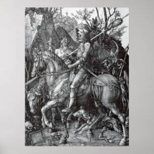 Ritter, Tod und Teufel - Albrecht Durer Poster