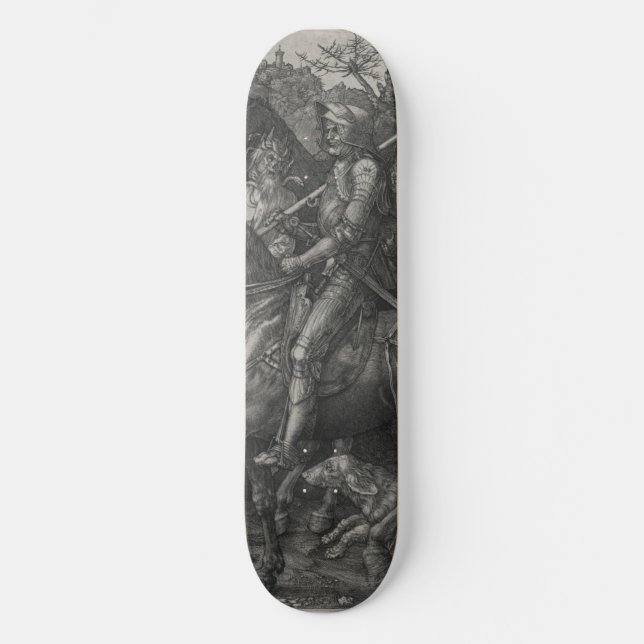 Ritter, Tod und Teufel durch Albrecht Durer Skateboard (Vorderseite)