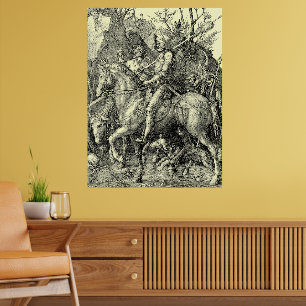 Ritter, Tod und Teufel von Albrecht Dürer Poster