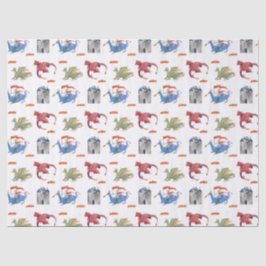 Ritter-und-Drache-Tissue-Geschenkpapier Seidenpapier