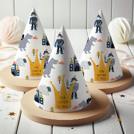 Ritter und Drachen | Fairytale King Crown Partyhütchen