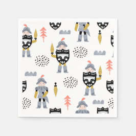 Ritter und Drachen | Mairytale Birthday Party Serviette