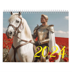 Ritter und Pferd. 2024 Kalender