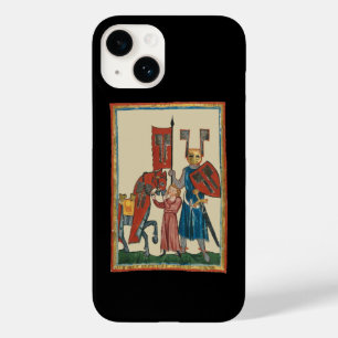 Ritter und Squire, mittelalterliche Kunst des 14. Case-Mate iPhone 14 Hülle