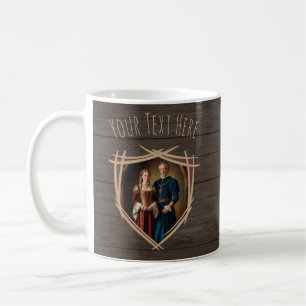 Ritter Wappen Mittelalterlich Altmodisch Vintage Kaffeetasse