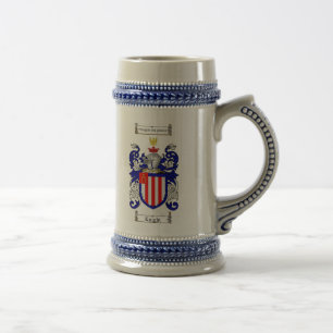 Ritter Wappen Stein / Ritter Helmzier Stein Bierglas