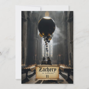 *~* Ritterburg Fantasy Mittelalterliche AP88 Gebur Einladung