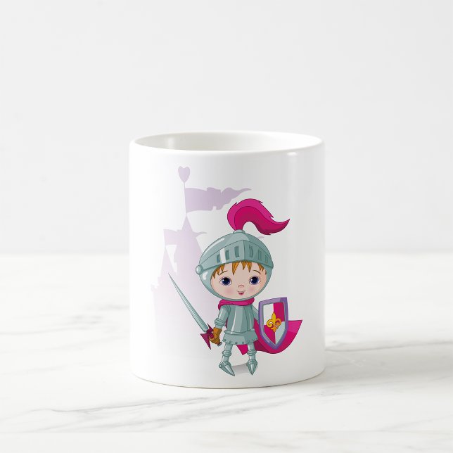 Ritterfigur für Kinder mit Schwertschild Kaffeetasse (Von Creator hochgeladen)