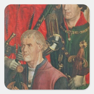 Rittergruppe Quadratischer Aufkleber