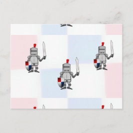 Ritterkrieger Postkarte
