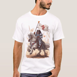 Ritterlicher Neufundländer � Königliche Hunde-Rüst T-Shirt