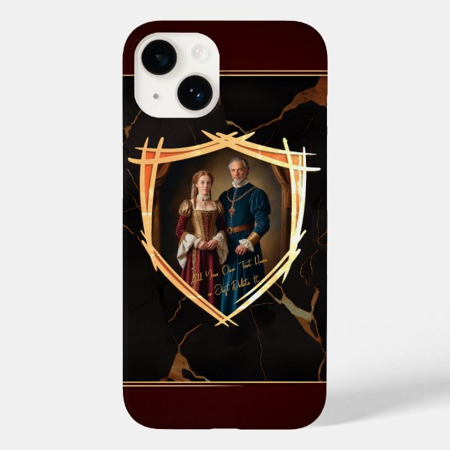 Rittermütze - mittelalterliches Geschenk Case-Mate iPhone Hülle (Rückseite)