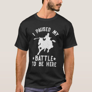 Ritterpferd Sprichwort habe ich meinen Schlaf unte T-Shirt