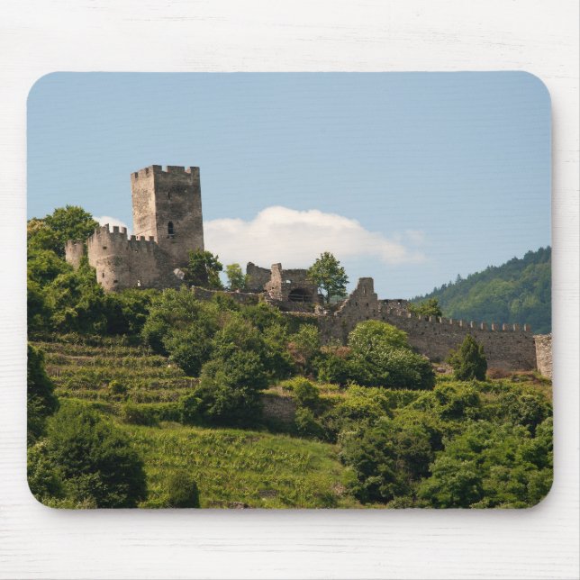 Ritterschloss in Wachau Österreich Mousepad (Vorne)