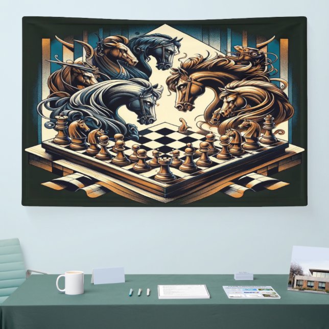 Ritterspiel - Schach trifft Fantasie Banner (Messe)