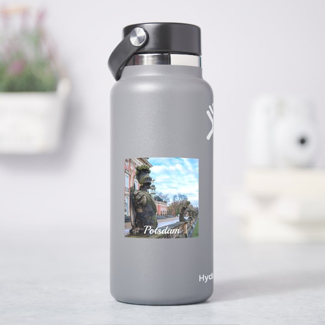 Ritterstatuen in Potsdam Aufkleber (HydroFlask)