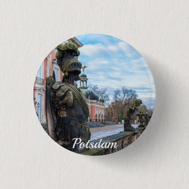 Ritterstatuen in Potsdam Button (Vorderseite)