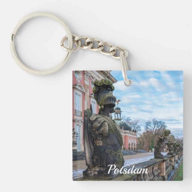 Ritterstatuen in Potsdam Schlüsselanhänger (Vorderseite)