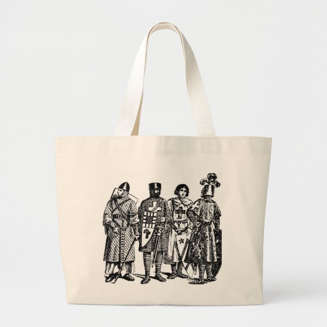 Rittertasche Jumbo Stoffbeutel (Vorne)