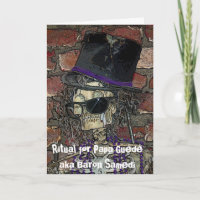 Ritual für Papa Guede alias Baron Samedi