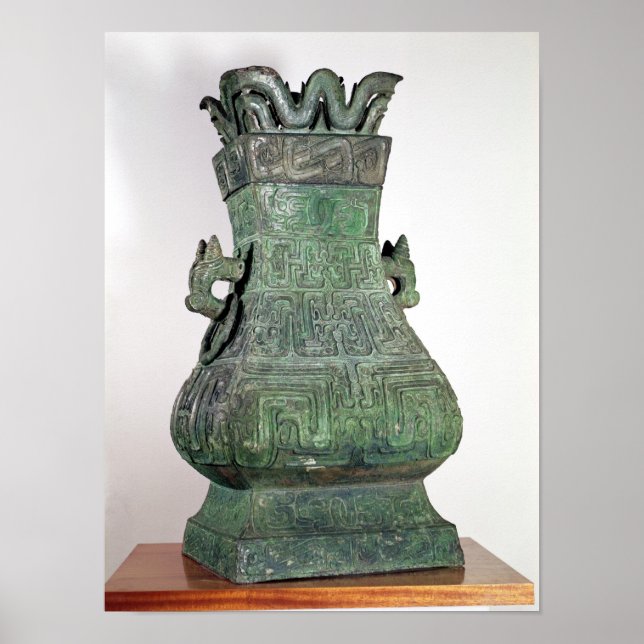Ritual 'Hu' vase, Chou Dynast Poster (Vorne)