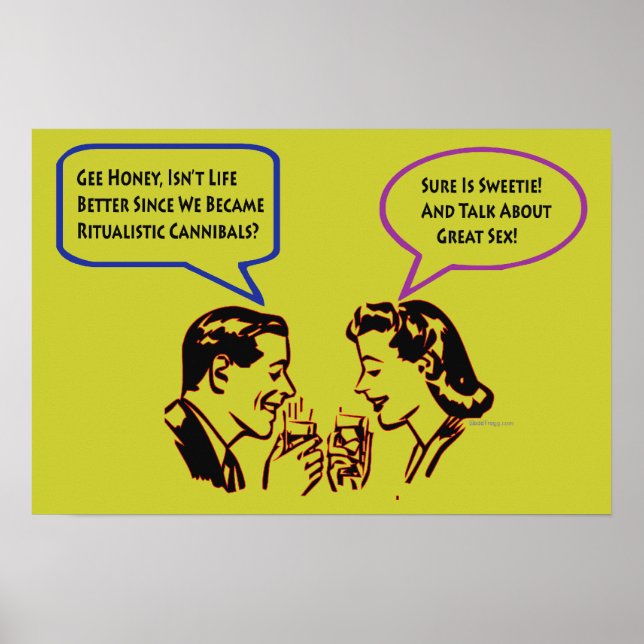 Ritualistisches Cannibals-Poster Poster (Vorne)