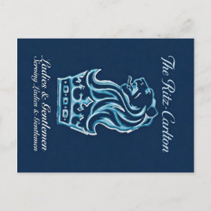 Ritz-Carlton Inspirierte Postkarte