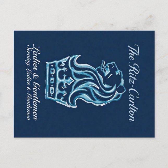 Ritz-Carlton Inspirierte Postkarte | (Vorderseite)