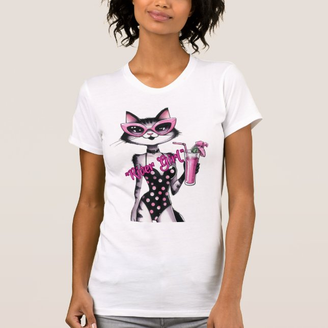 Rivah Girl Cat T - Shirt (Vorderseite)