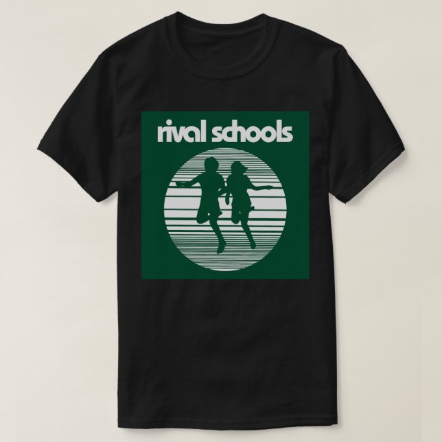 Rival Schools Band vereint durch Fate Poster T-Shirt (Design vorne)