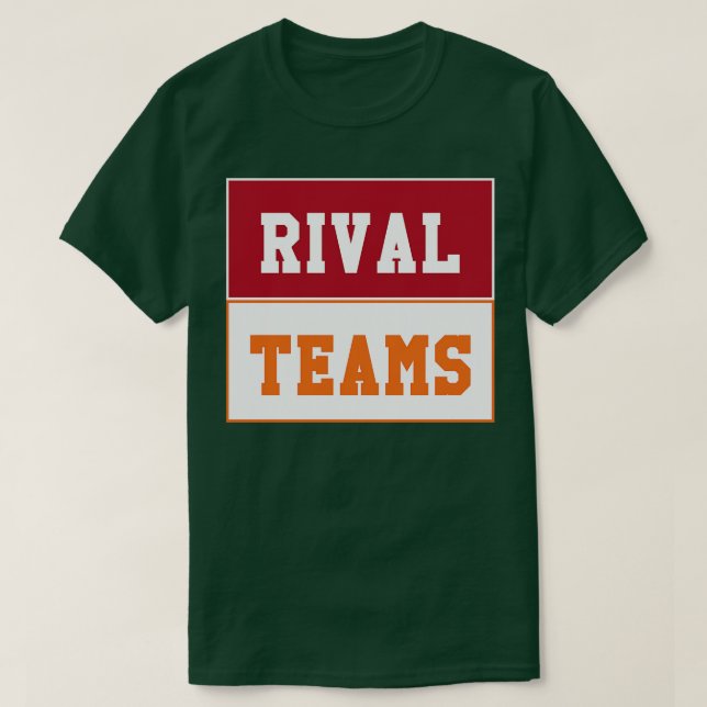 Rival Teams Alabama gegen Tennessee TShirt (Design vorne)