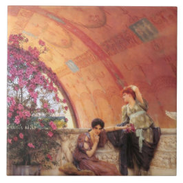 Rivalen von Frauen (von Sir Lawrence Alma-Tadema) Fliese