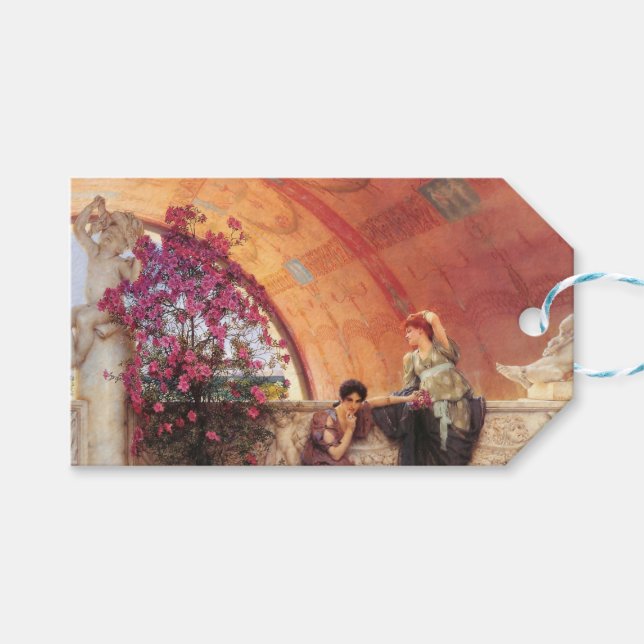 Rivalen von Frauen (von Sir Lawrence Alma-Tadema) Geschenkanhänger (Vorderseite (Horizontal))