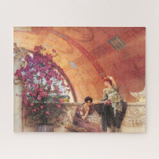 Rivalen von Frauen (von Sir Lawrence Alma-Tadema) Puzzle (Horizontal)