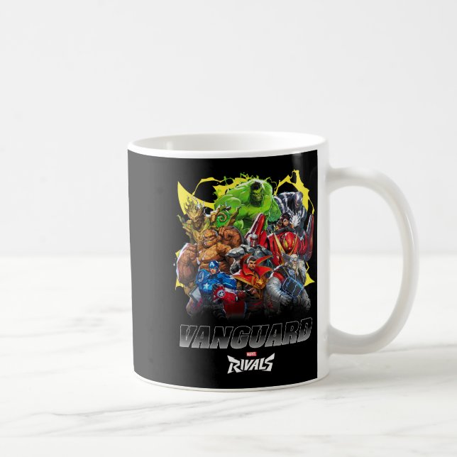 Rivalen Vorhut-Helden &amp; Schurken in epischer Kaffeetasse (Rechts)