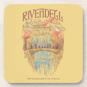 RIVENDELL™ Fellowship Wasserfarben-Illustration Getränkeuntersetzer