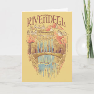 RIVENDELL™ Fellowship Wasserfarben-Illustration Karte