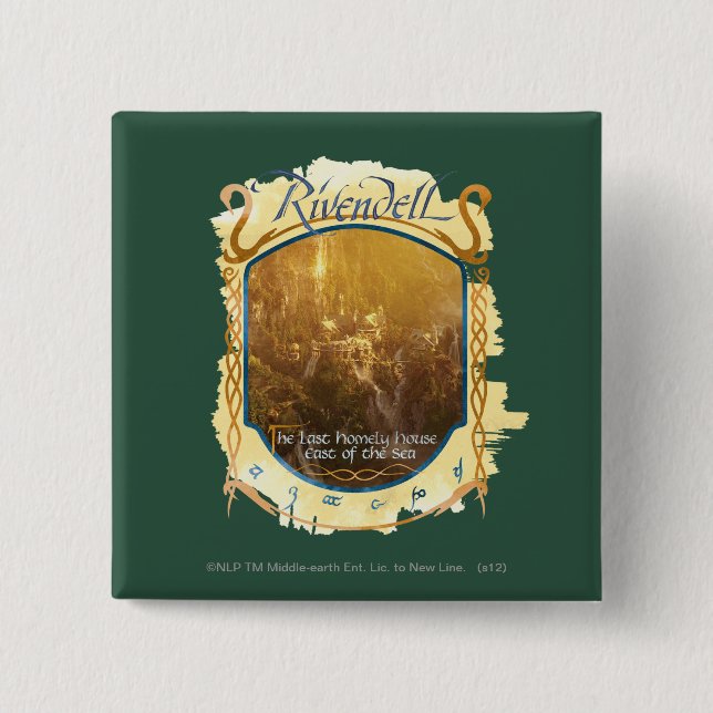 Rivendell Graphic Button (Vorderseite)