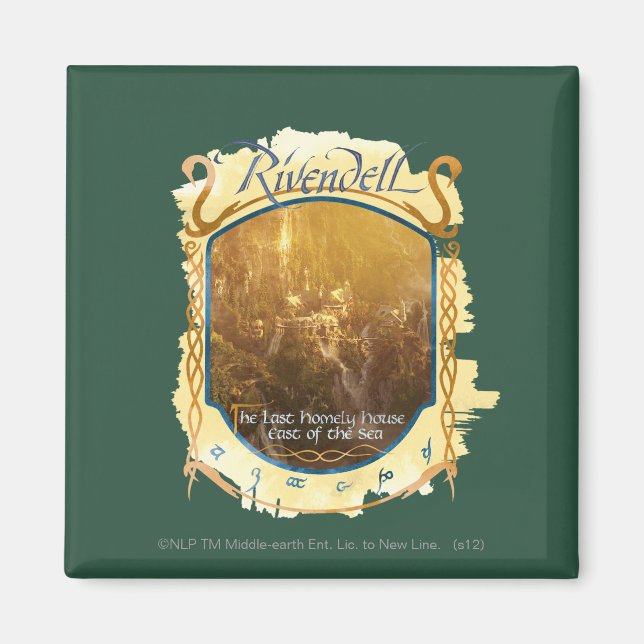 Rivendell Graphic Magnet (Vorne)