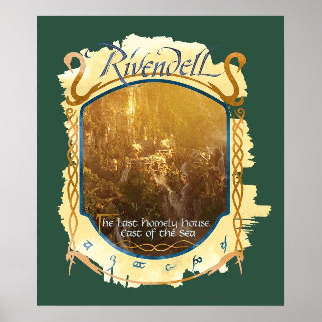 Rivendell Graphic Poster (Vorne)