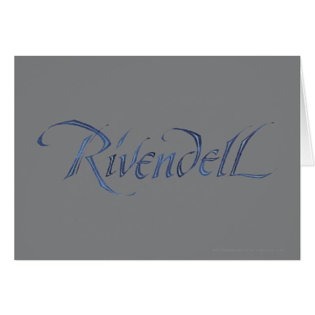 Rivendell Name Textured (Vorderseite (Horizontal))